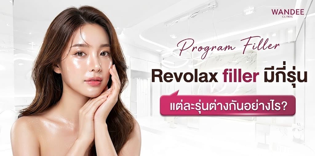 Revolax filler มีกี่รุ่น แต่ละรุ่นต่างกันอย่างไร?